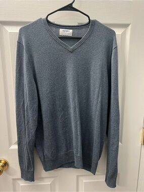 Old Navy Men's V-Neck Sweater - Blue Gray
